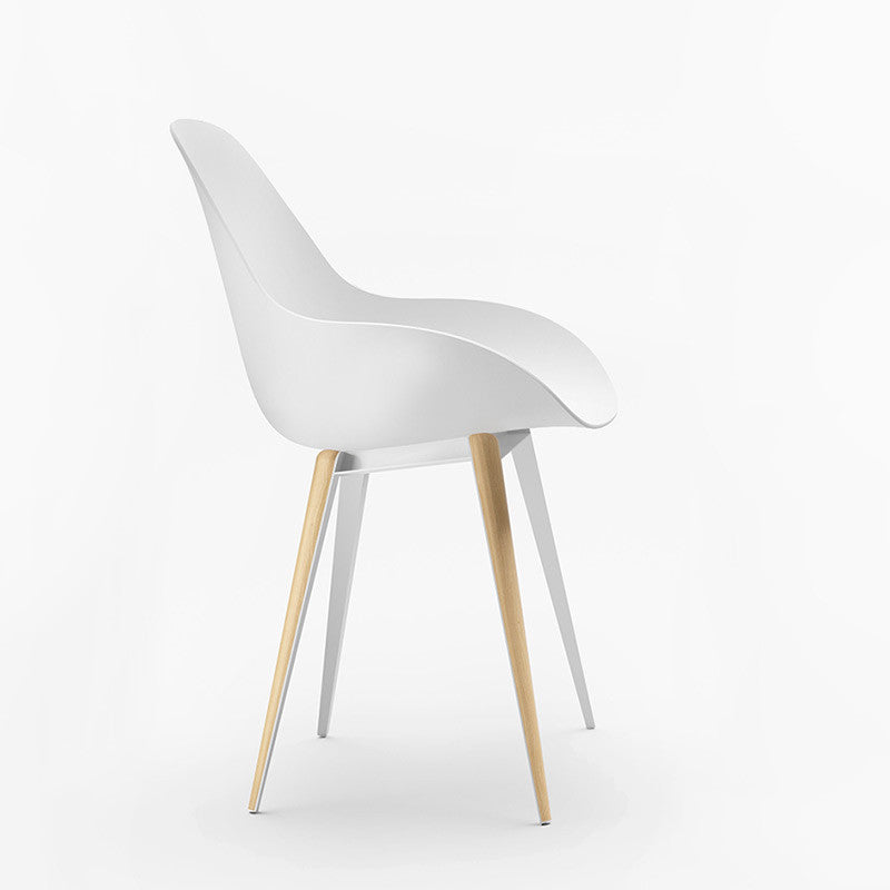 Modern Classic Slice Dimple Chair in White | 212Concept