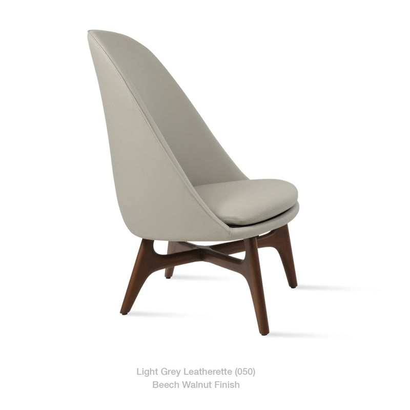 Avanos Lounge Chair Wood Base