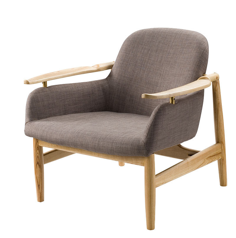 Buy Low-Slung Back With Ash Wood Frame Lounge Chair | 212Concept