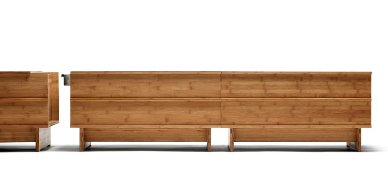 Buy Scandinavian Wooden Bench with Storage Units | 212Concept