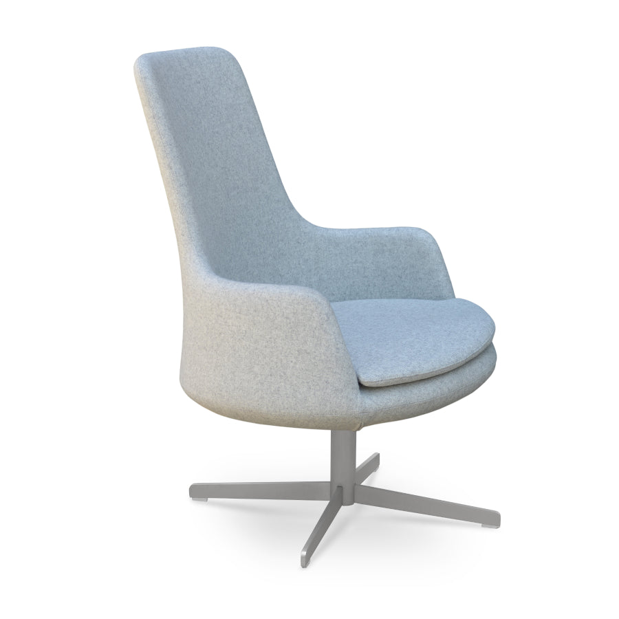 Round base high best sale chair