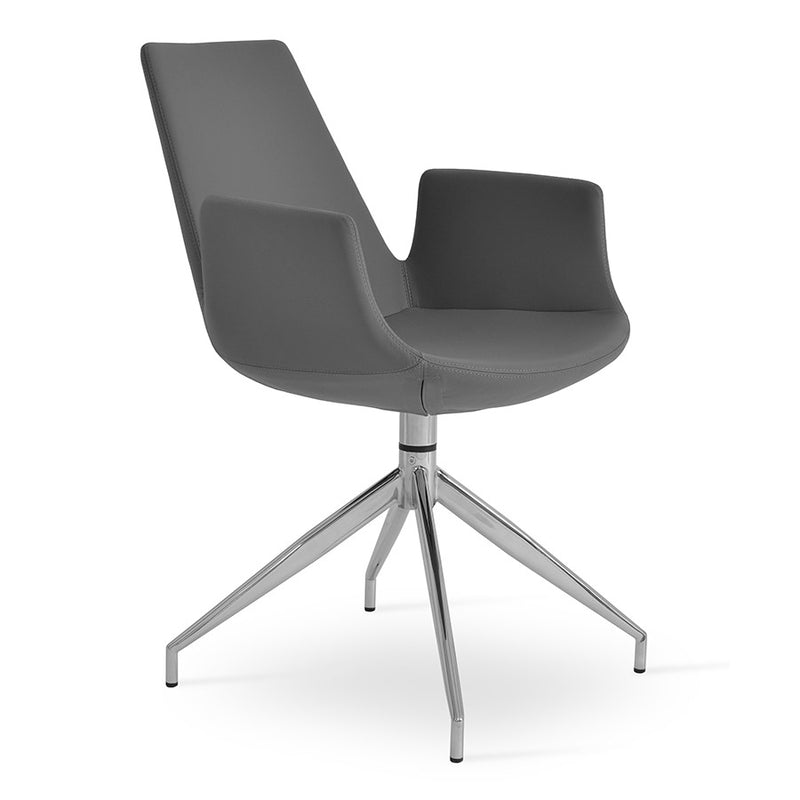 Buy 4-legged Swivel Mid-Century Modern Eiffel Arm Spider Chair | 212Concept