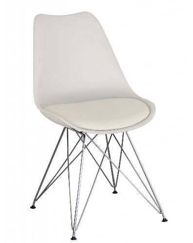 Buy Metal Tower Base Polycarbonate Chair | 212Concept
