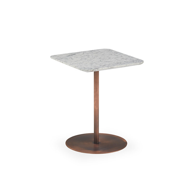 Buy Rectangular White Marble Top Noa Side Table | 212Concept