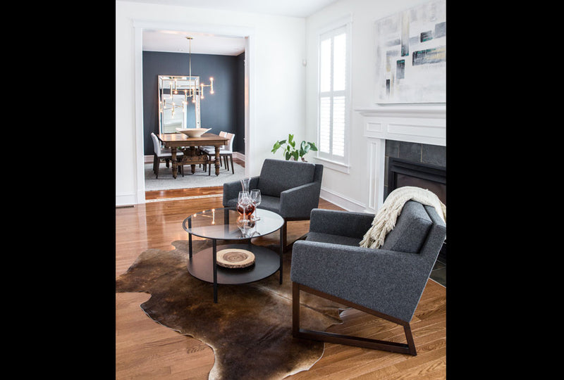 Buy Nova Wood Lounge Chair In Grey | 212Concept