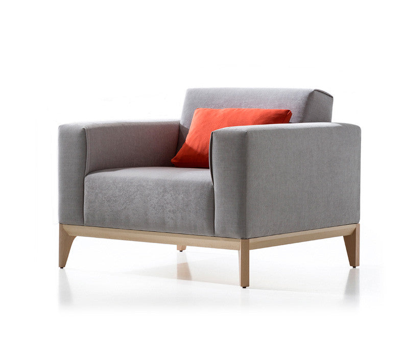 Buy Solid Wood Legged Slender Modern Sofa | 212Concept