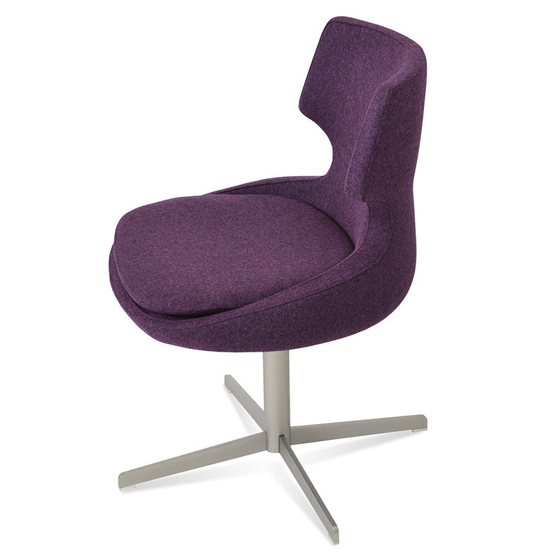 Shop For Purple Patara 4-Star Swivel Chair | 212Concept