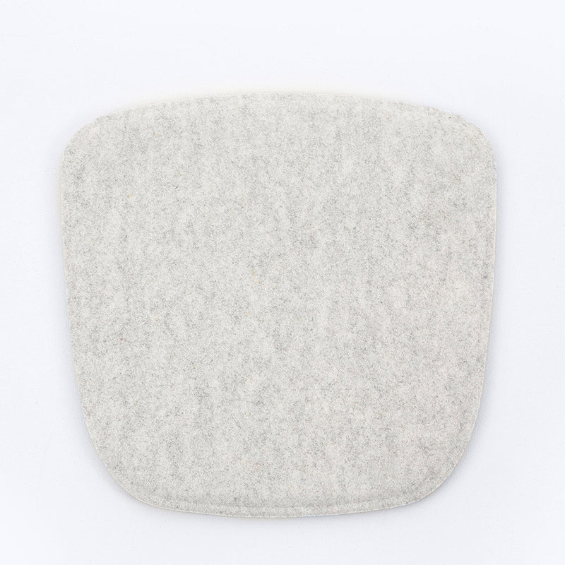 Modern Maharam Kvadrat Wool Seatpad for Kubikoff Armchair Collection Silver Wool