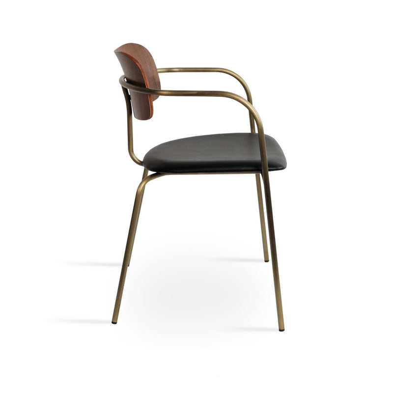 Academy Soft Seat Arm Dining Chair