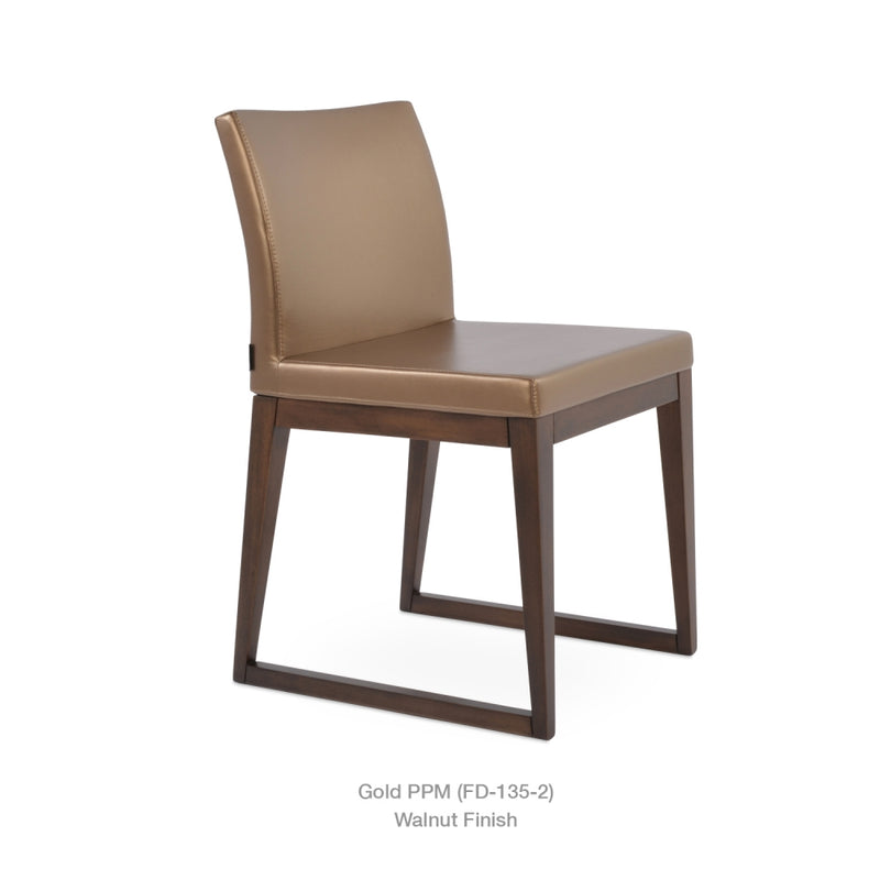 Aria Sled Wood Chair