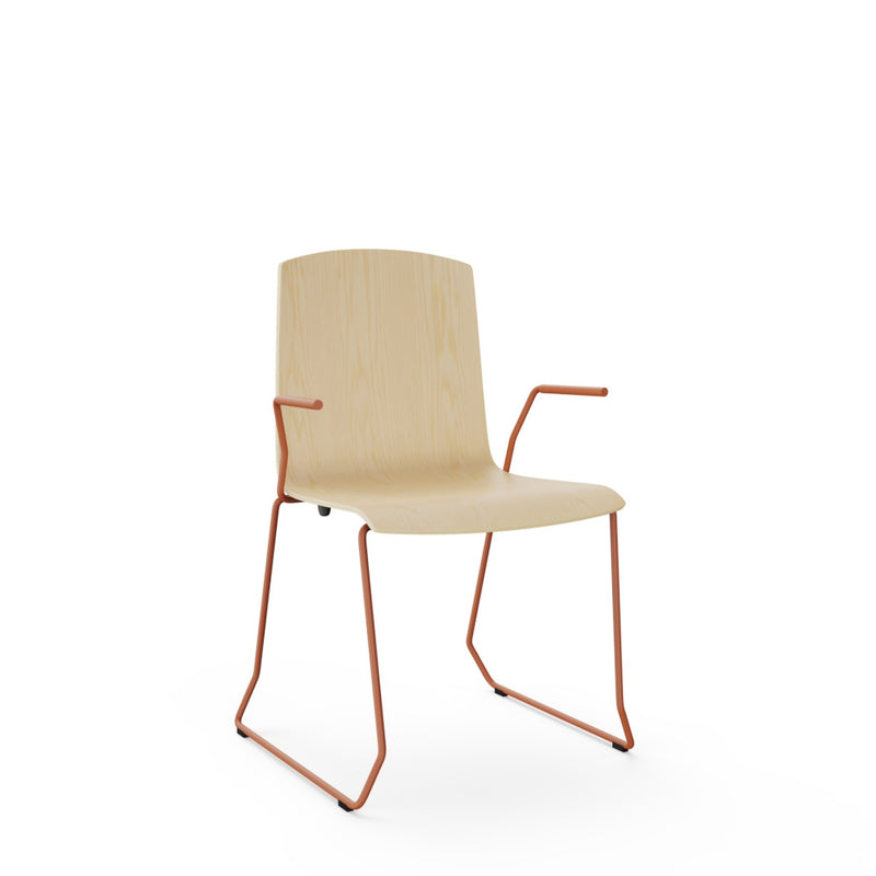 Aristo Chair Sled W/ARM