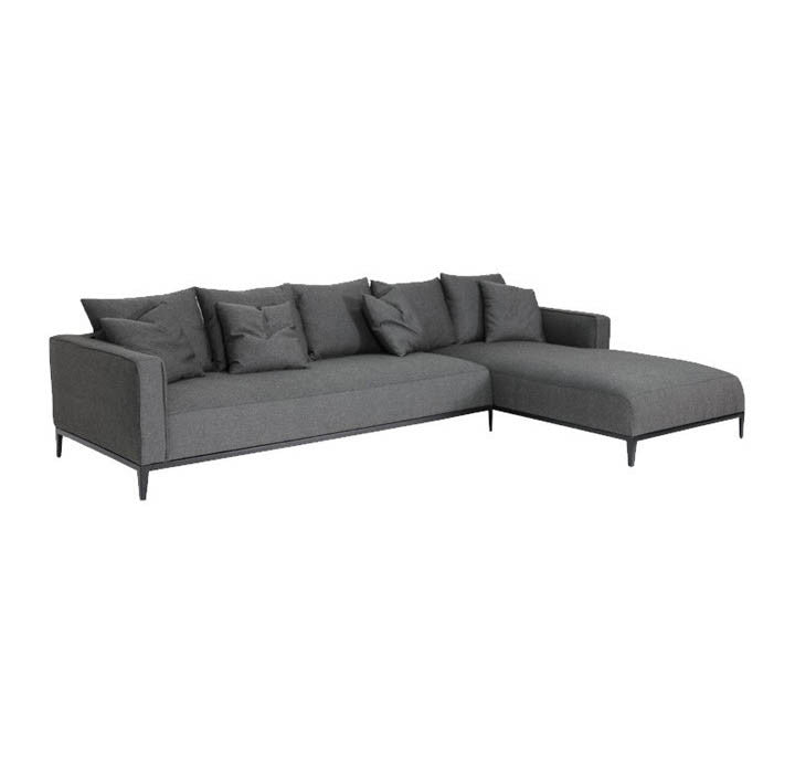 Black contemporary sofa