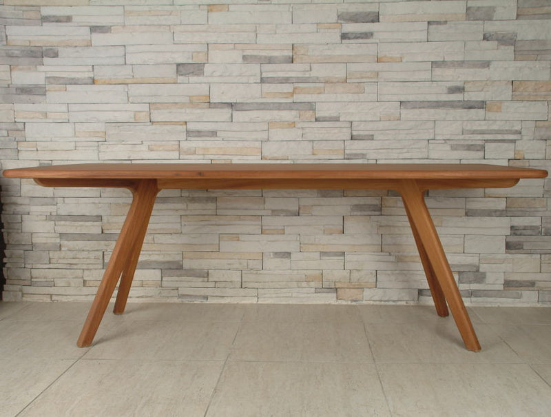 Natural beech wood Charles modern dining table