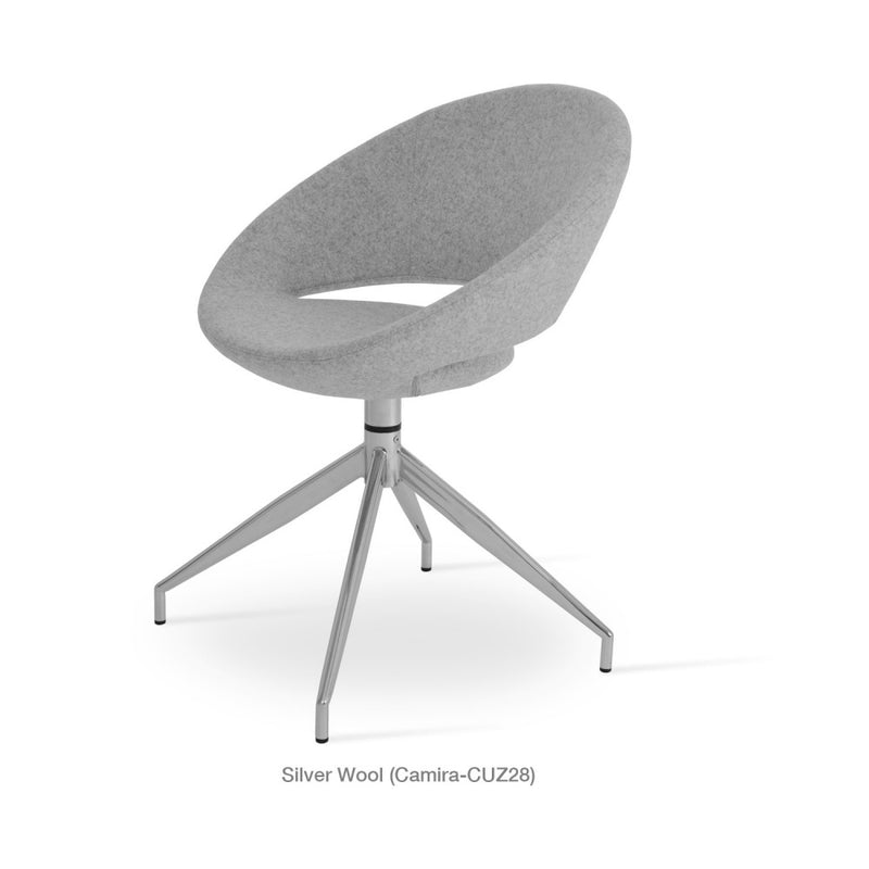 Crescent Spider Swivel Chair