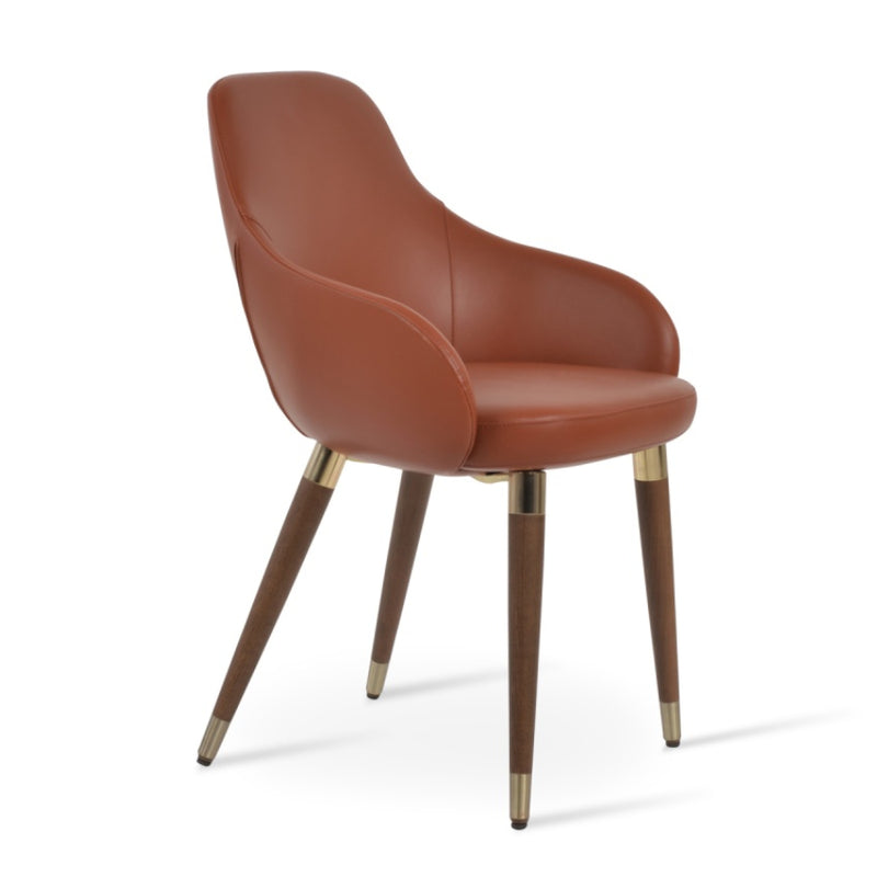 Gazel Arm Wood Chair