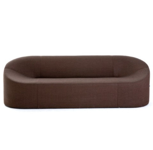 Morph modern sofa in brown fabric