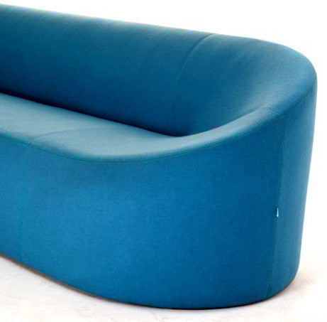 Morph modern sofa turquoise fabric