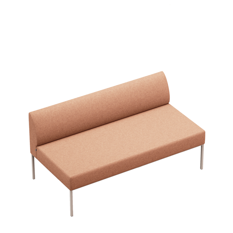 Noda Armless 2 Seater Sofa
