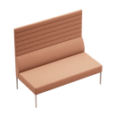 Noda High Back Armless 2 Seater Sofa