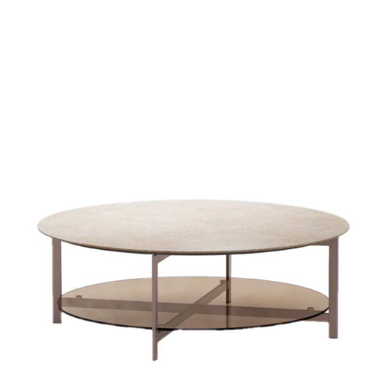 Theo Two Tier Coffee Table | Round