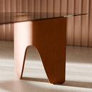 Fil Table | Rectangular Glass Top