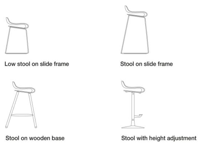 BCN Disc Base Stool