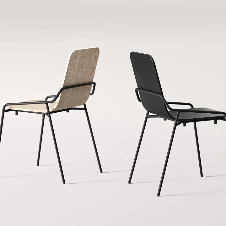 Dupont Stacking Chair Upholstered