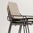 Dupont Stacking Chair Upholstered
