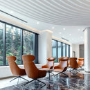 Lamy Swivel Metal Lounge Chair