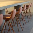 Pera Ellipse Swivel Barstool