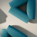 Pod Tri -Triangle Fully Upholstered Bench