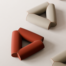 Pod Tri -Triangle Fully Upholstered Bench