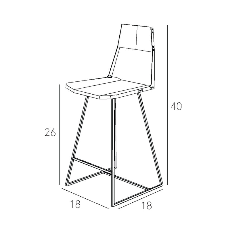 Clarkester Bar Stool 30"