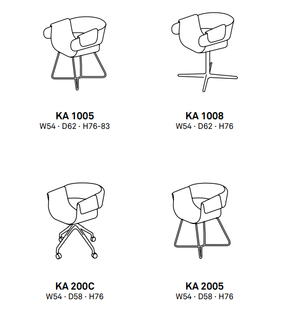 Kay Swivel Pedestal Chair