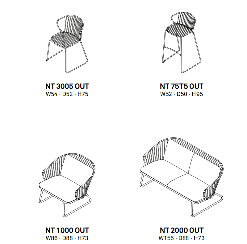 NOT OUT Outdoor 2 Seater Sofa