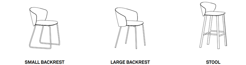 Not Wood High Barstool