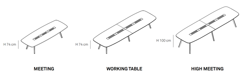 Wing High Working Table