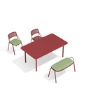 Jos Rectangular Table 160