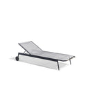 Kissi Sun Lounger with Wheels