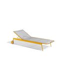Kissi Sun Lounger with Wheels