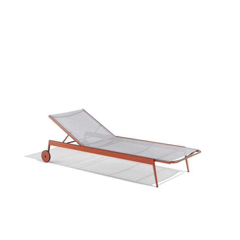 Kissi Sun Lounger with Wheels