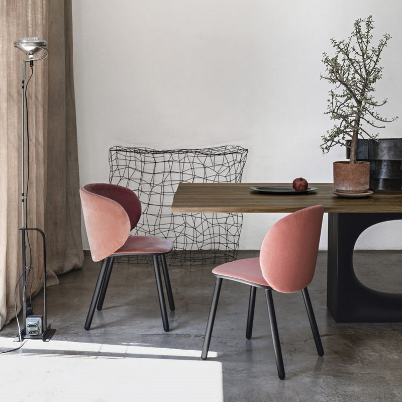 Dua Wood Base with Armrests - Minimum of 4 Required