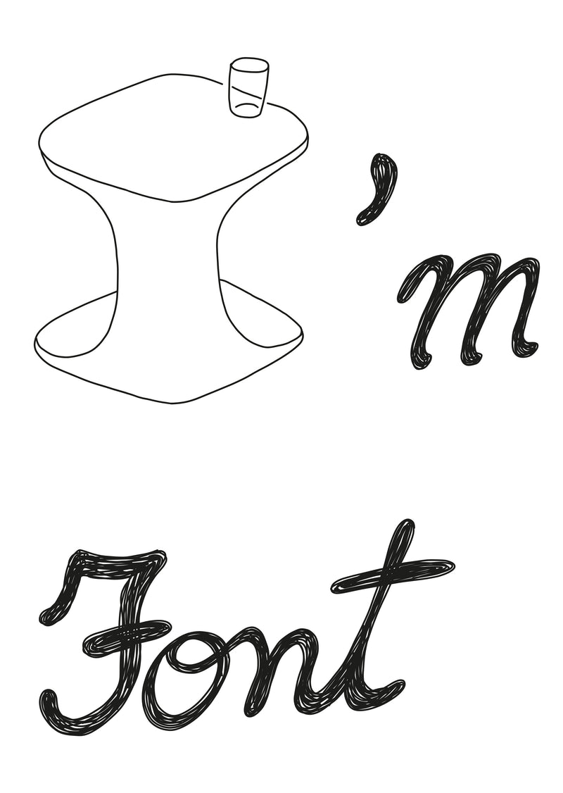 Font Side Table - Minimum Order of 2 Required