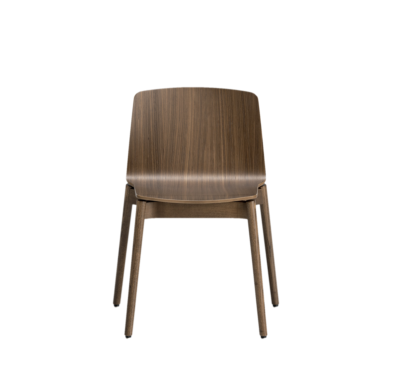 Rama Wood High Back Stool - Fully upholstered - Pack of 4