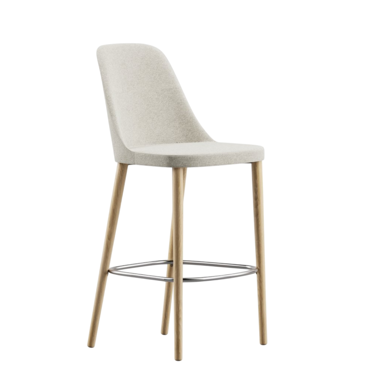 Rhone Bar / Counter Stool Wood Base