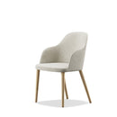 Rhone Side Armchair w/ Wood Dowel Base