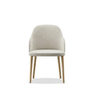Rhone Side Armchair w/ Wood Dowel Base