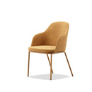 Rhone Side Armchair w/ Steel Base