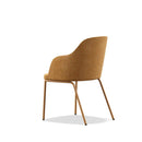 Rhone Side Armchair w/ Steel Base