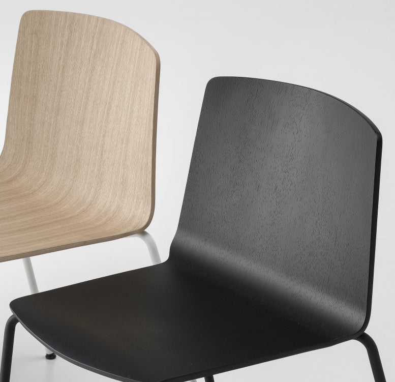 Buy Stackable Curved Upholstered Slim Chair | 212Concept